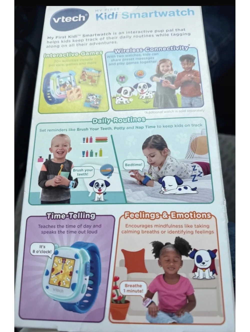 VTech My First Kidi Smartwatch Interactive Kids Watch for Ages 3-5